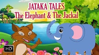 Jataka Tales  The Elephant and The Jackal  AnimatedCartoon Stories [upl. by Esther]