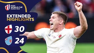 England survive despite Fiji fightback  England v Fiji  Rugby World Cup 2023 Extended Highlights [upl. by Everrs608]