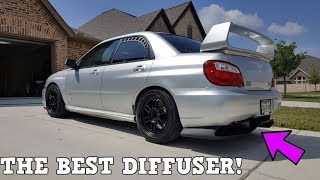 STi Gets A Voltex Rear Diffuser Install Car Build 04 Subaru WRX STi Ep 23 [upl. by Xela]