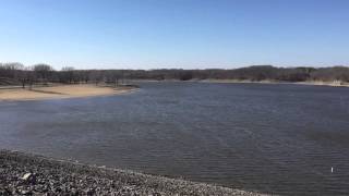 Coralville Lake on Coralville Dam [upl. by Gearalt181]