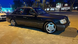 W124 e420 night drive 0748 acceleration 0100 [upl. by Naneik]