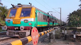 Most Unique Livery quotSea Greenquot Colour Aerodynamic EMU Train Furiously Skip Between Railgate  ER [upl. by Rivalee]