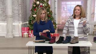 CLOUDSTEPPERS by Clarks Ruched Ankle Boots  Sillian Tana on QVC [upl. by Gypsie]