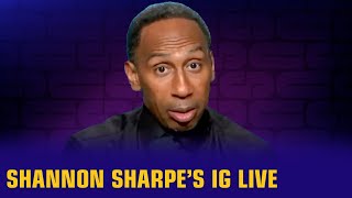 Reacting to Shannon Sharpes IG live [upl. by Riedel]