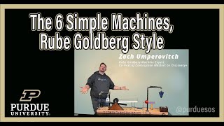 The 6 Simple Machines Rube Goldberg Style [upl. by Ardnua]