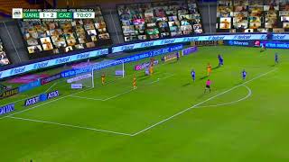 Gol de L Romo  Tigres 1  3 Cruz Azul  Liga MX  Guardianes 2020 Apertura  LIGA BBVA MX [upl. by Aysan]