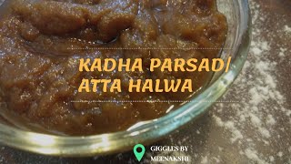 Atta halwa recipe  Gurudwara style kada parshad prasad [upl. by Suiradel]