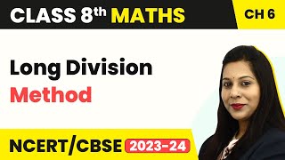 Long Division Method  Square and Square Roots  Class 8 Maths [upl. by Aurelio]