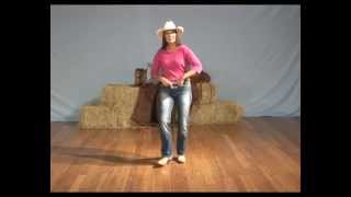 Learn how to line dance  Copperhead Road Line Dance [upl. by Ecreip391]