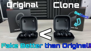 FAKE BETTER THAN THE ORIGINAL  Powerbeats pro clone vs Powerbeats pro  Latest Powerbeats pro Clone [upl. by Cutter]