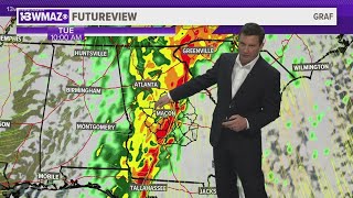 Ben Jones tracks severe weather threat approaching  Latest weather update [upl. by Nauwaj]