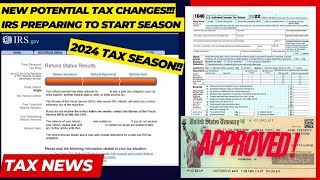 2024 IRS TAX REFUND UPDATE  UPDATED TAX CHANGES Refund Delays Amended Returns ID Verification [upl. by Ellimahs]