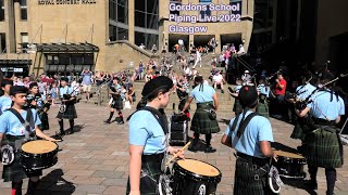 Gordons School Pipe Band  Piping Live  Tune 5 [upl. by Aihsikal307]