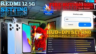 Redmi 12 free fire sensitivity settings free fire sensitivity huddpi settings 2024 [upl. by Nhaj616]