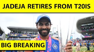 🔴BREAKING RAVINDRA JADEJA ANNOUNCES RETIREMENT FROM T20 INTERNATIONALS [upl. by Papert985]