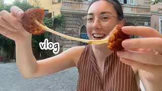 Italian vlog giorni di agosto a Roma tra passeggiate e aperitivi Subtitles [upl. by Rehttam266]