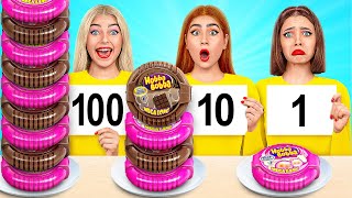 100 Layers of Food Challenge  Prank Wars by Mega DO Challenge [upl. by Eremahs582]