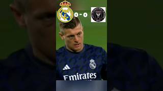 Real Madrid VS Inter Miami Imaginary friendly match youtude football shorts [upl. by Haseefan]