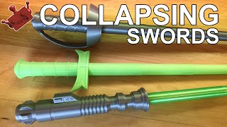 3D Printed Collapsing Swords [upl. by Bock616]