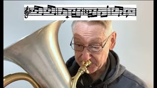 EXAMPLE 2 NOT tonguing Arban Method  How to Use It FULLY Euphonium Cornet Trumpet Tuba [upl. by Marx]