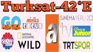 turksat 42 east dish setting  42e channel list 2024 42e neW update [upl. by Aehs379]