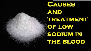 Causes and treatment of low sodium in the blood [upl. by Nosreffej]