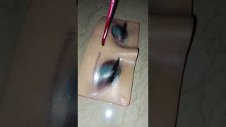 Brown green cut crease eyelook My Vlog [upl. by Noah]