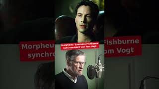 Die rote oder die blaue Pille Tom Vogt synchronisiert Laurence Fishburne als Morpheus in quotMatrixquot [upl. by Asilehc]