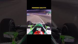 When a racing moment happens in IndyCar that reminds you of Pierre Gasly [upl. by Ecirtra534]