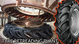 Amazing Process of Making Retreaded Tyre With Old Tyre  Tyre Recycling Factory in India [upl. by Georgianne209]