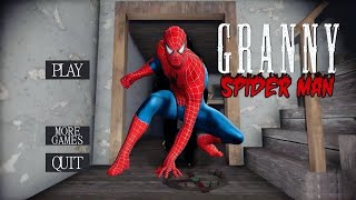 Spider granny hide and escape  granny spiderman  spiderman granny  gaming 10 two  game plat 2024 [upl. by Horatio]