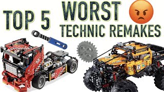 5 Worst LEGO Technic Remakes Ever [upl. by Alleoj]