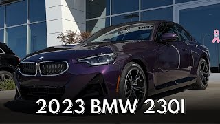 2023 BMW 230i xDrive  Thundernight Metallic Purple 2 Series Walkaround [upl. by Flori758]