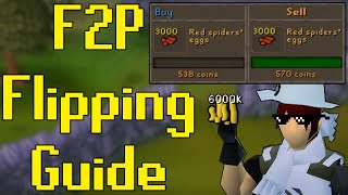 How to Make 500k a DAY in F2P  How to Flip in OSRS F2P  OSRS F2P Flipping Guide [upl. by Croft259]