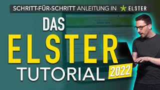 Steuererklärung selber machen  DAS Elster Tutorial 2022  Steuererklärung 2021 Elster ausfüllen [upl. by Akinak437]