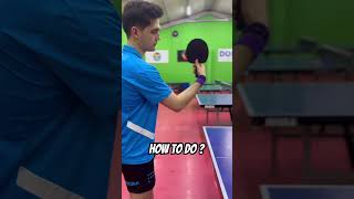 How to do Mima Ito snake serve 🐍🏓 tabletennis masatenisi mimaito snakeserve [upl. by Larentia]