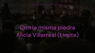 Alicia Villarreal  Con la misma piedra letra [upl. by Ahsea714]