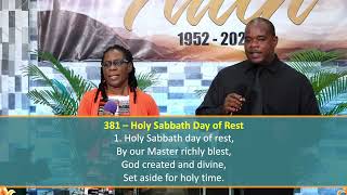 381 SDA Hymnal – Holy Sabbath Day of Rest [upl. by Dnumsed433]