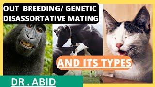 Outbreeding or genetic disassortative mating and Various kinds of outbreeding with illustratrion [upl. by Eceer811]