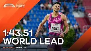 Sedjati dominates 800m in Ostrava  Continental Tour Gold 2024 [upl. by Malchus611]