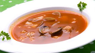 Receta de sopa de pescado  Karlos Arguiñano [upl. by Ydnak]