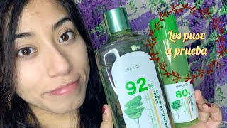 Review Aloe Moisturizing Toner 92 MUMUSO  LaviChan [upl. by Nelo558]