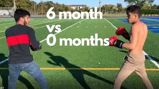 6 months of boxing training vs no boxing training [upl. by Garrek]