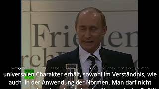 Wladimir Putin  Rede auf Münchner Sicherheitskonferenz 2007 Russisch mit deutschen Untertiteln [upl. by Harland]