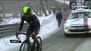 Tirreno Adriatico 2015 Stage 5 Esanatoglia  Terminillo 15Mar 194 Km Nairo Quintana [upl. by Aitsirk]