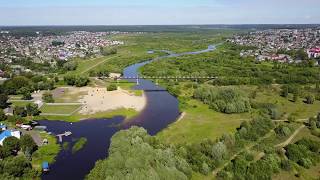 22072017 Flight over Berezina river  Borisov Belarus [upl. by Nereids928]