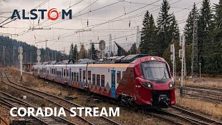 CFR Călători  Alstom Coradia Stream REIR101 002 în probe de parcurs [upl. by Bone]