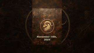 Capricorn November 14 2024 [upl. by Yrneh]