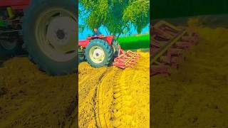 New Holland Fiat 640 4WD Tractor With 13 Tine CultivatorAgriculture farming video DGTRACTOR [upl. by Lynd]