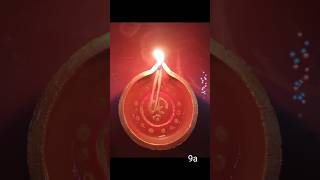 Handpainted Diya 🪔acrylicpainting diwalispecial music subscribe [upl. by Kisor310]